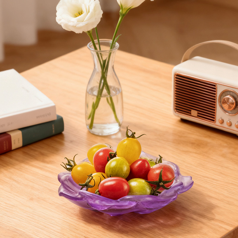 عملية صب الشمع المفقود زجاج ديكور المنزل مزهرية زجاج كريستال “مزهرية ورد”