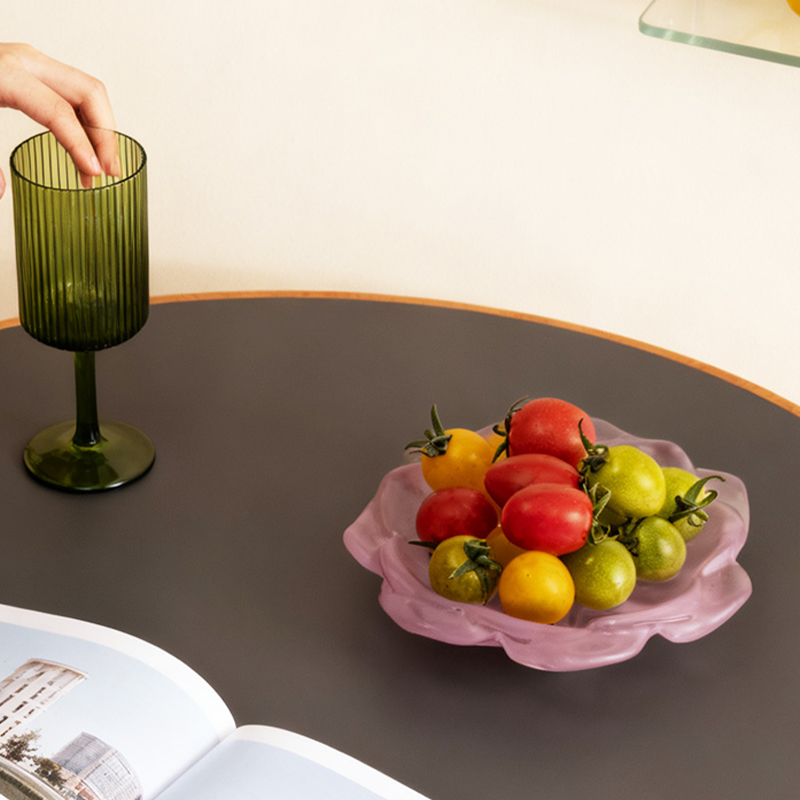 عملية صب الشمع المفقود زجاج ديكور المنزل مزهرية زجاج كريستال “مزهرية ورد”