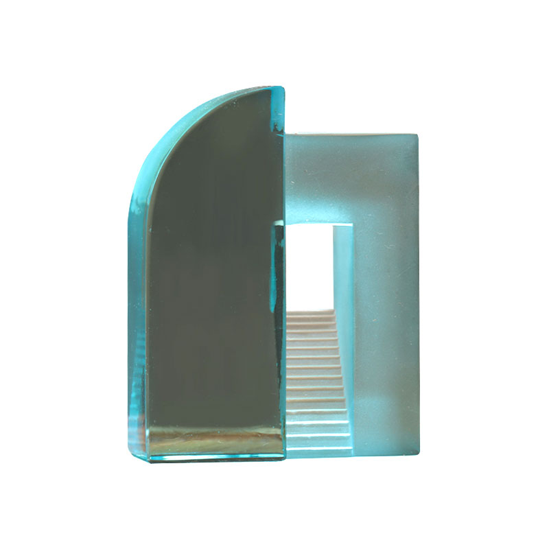 زخارف لعبة صينية من الزجاج البلوري الأزرق المتدرج