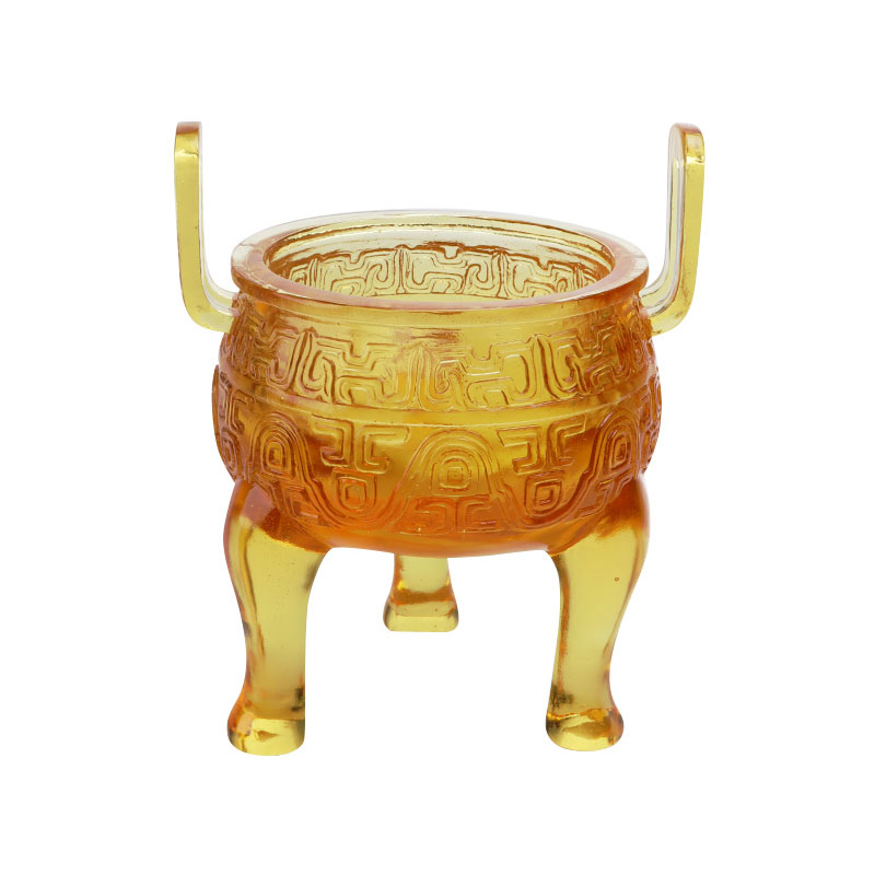 زخارف ثلاثية القوائم مصقولة باللون الذهبي