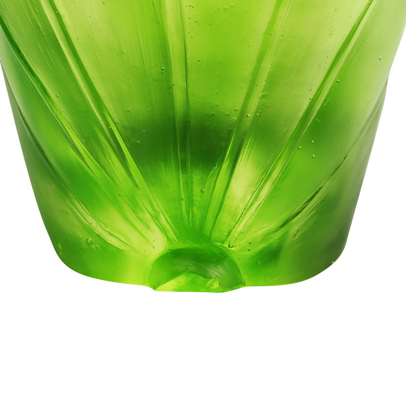 مجموعة مزهرية زجاجية كريستالية لتزيين المدخل من سلسلة لوتس