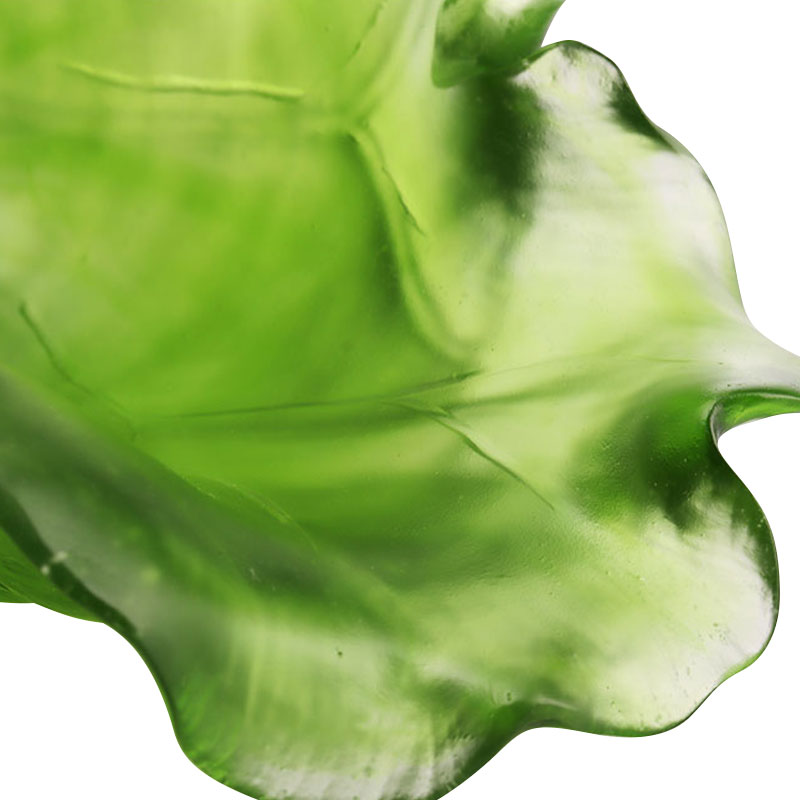 مجموعة مزهرية زجاجية كريستالية لتزيين المدخل من سلسلة لوتس