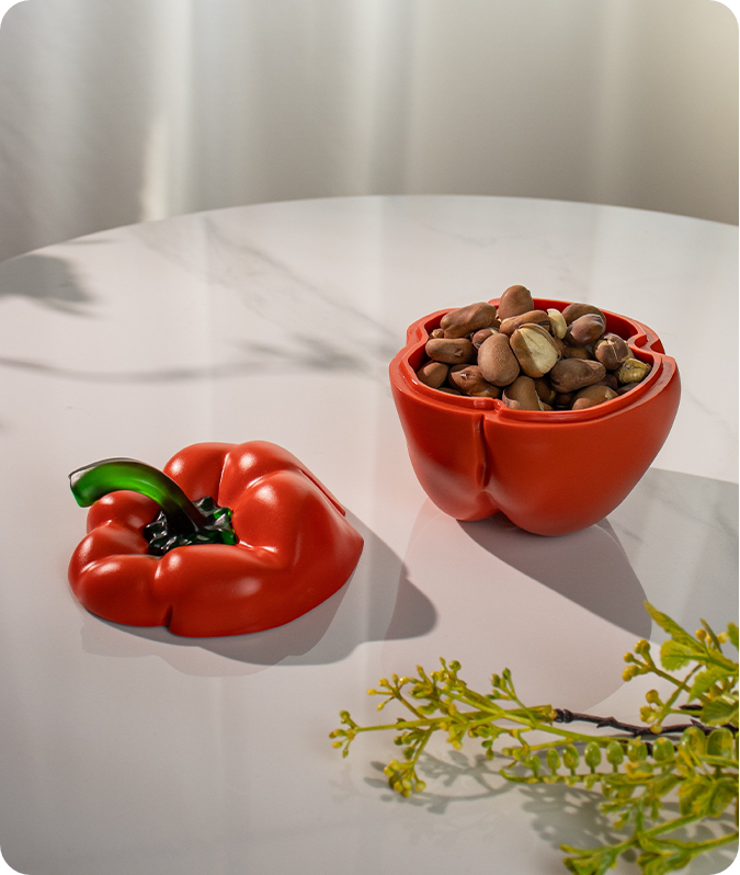 فلفل رومي (علبة مكسرات كبيرة)