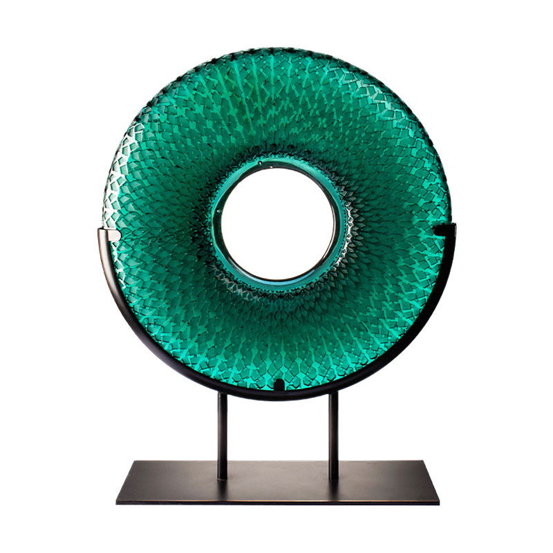 أقراص دائرية من أوراق الخيزران