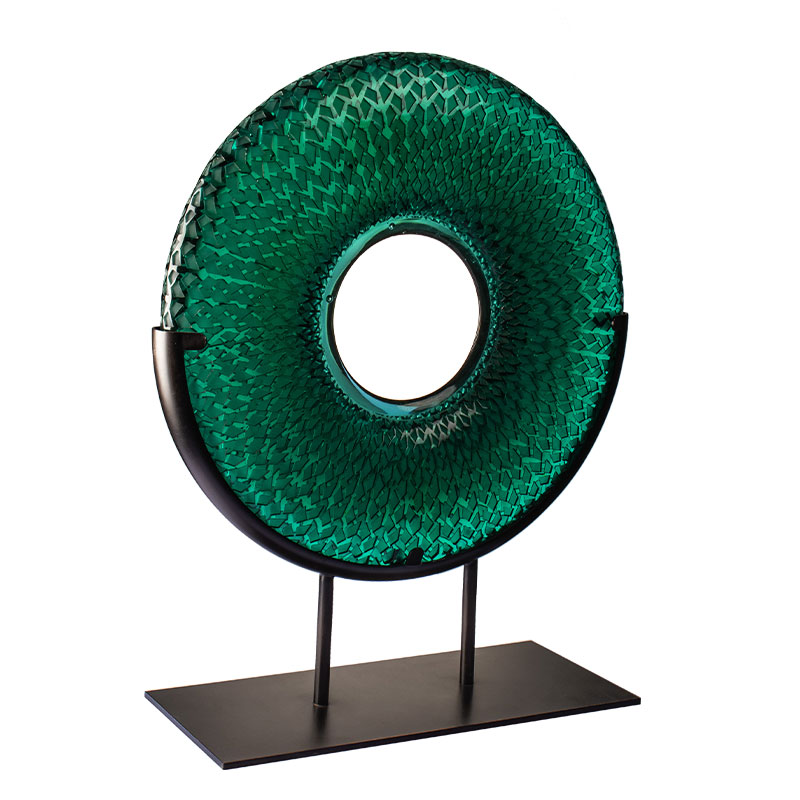 أقراص دائرية من أوراق الخيزران