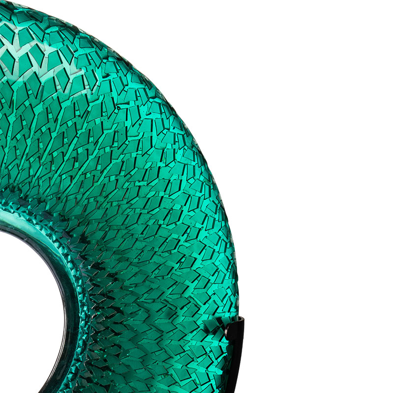 أقراص دائرية من أوراق الخيزران