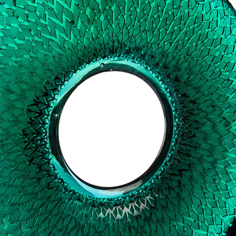 أقراص دائرية من أوراق الخيزران