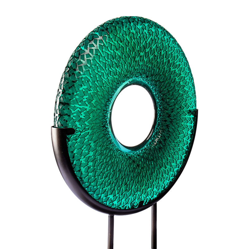 أقراص دائرية من أوراق الخيزران