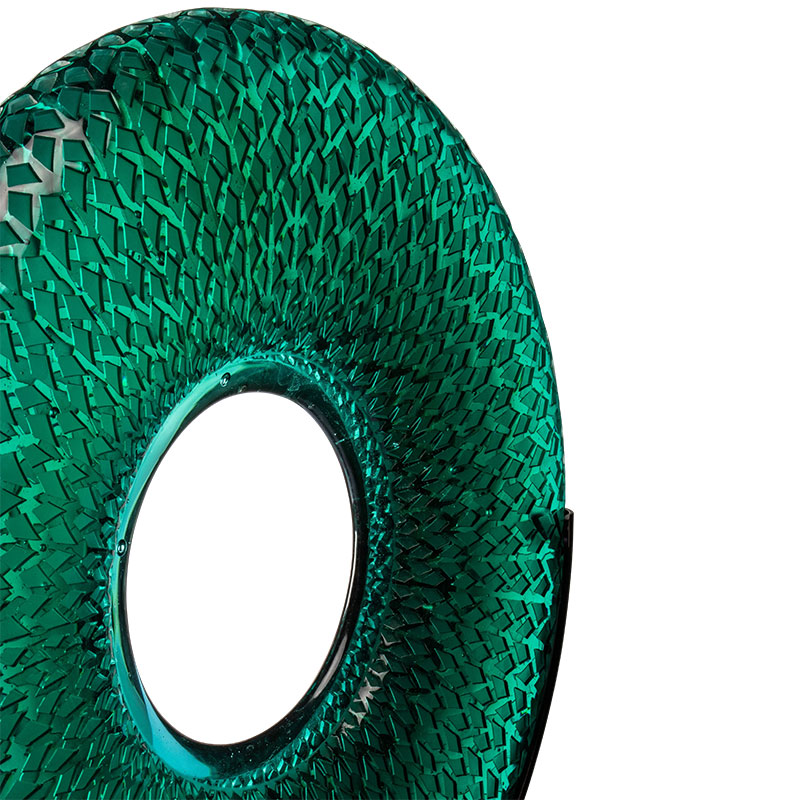 أقراص دائرية من أوراق الخيزران